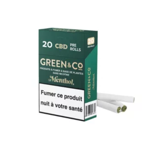Cigarettes-CBD-menthol-Green & Co