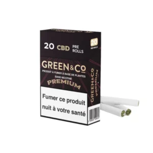 Cigarettes-CBD-premium-Green&co